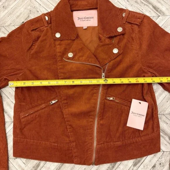 Juicy Couture Moto Jacket L NWT - Picture 5 of 9